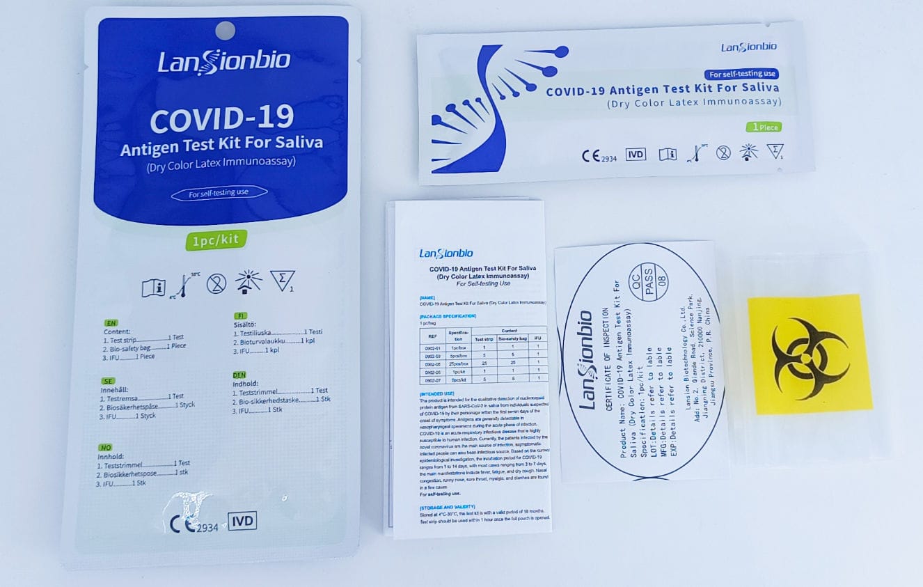 COVID 19 Testkit Lansion Biotechnology Co Ltd Antigene SARS COV