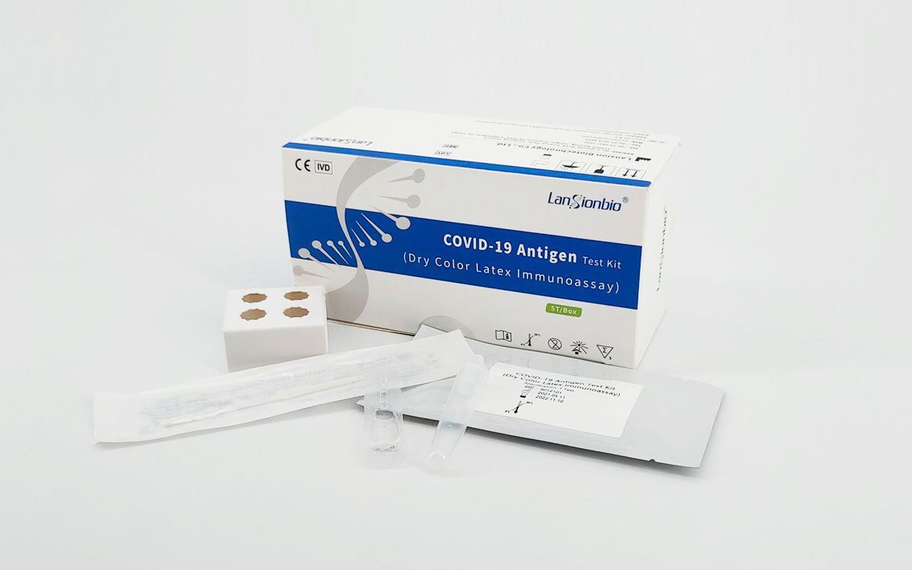 Covid Testkit Lansion Biotechnology Co Ltd Antigene Nasen