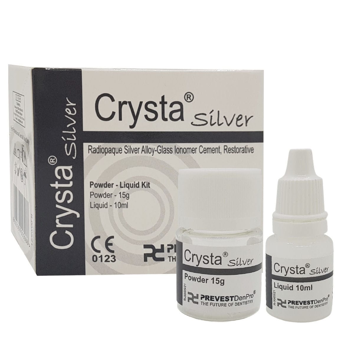 Dentalkleber F R Restaurierung Crysta Silver Prevest Denpro