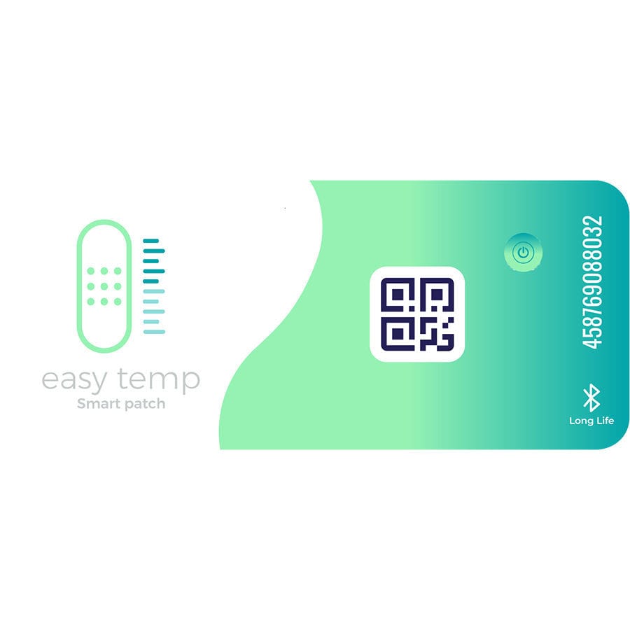 Am Körper tragbarer Patientenmonitor Easy Temp Advanced Electronic