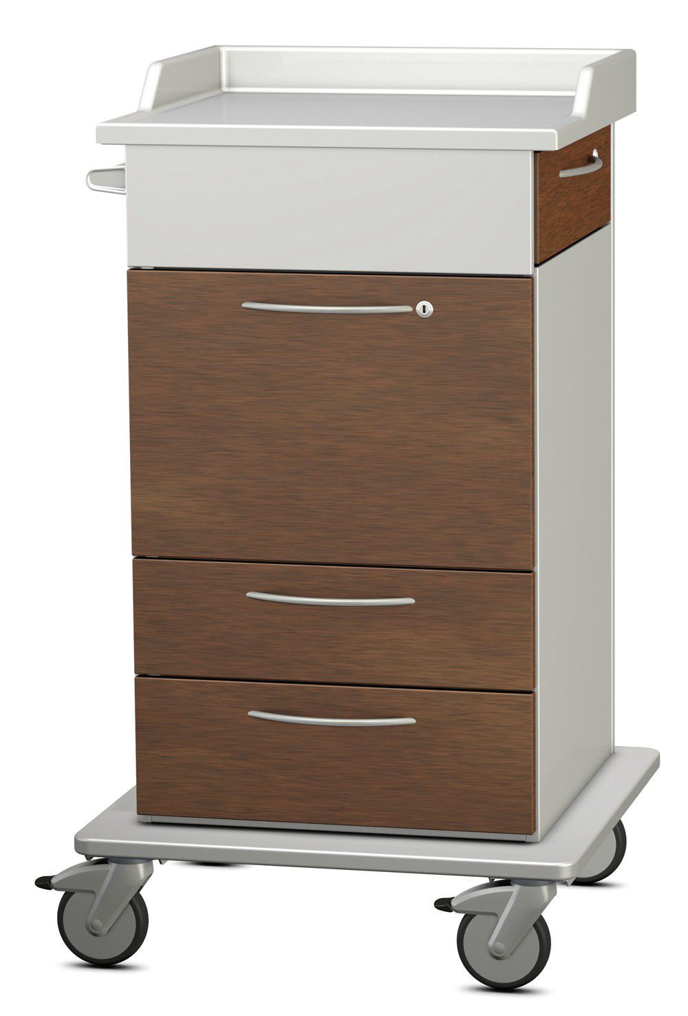 Pflegewagen / für medizinische Geräte / mit Schublade / mit Tragefläche