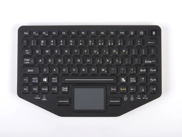 Medizinische Tastatur Touchpad BT 870 TP SLIM IKEY Silikon