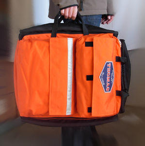 Tasche für Medizinprodukte / Notfall / mit Fächern