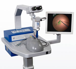Simulator für vitreoretinale Chirurgie / Arbeitsstation