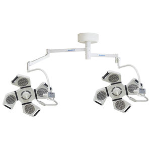 deckenmontierte OP-Leuchte / LED / Bedienfeld / 2-Arm