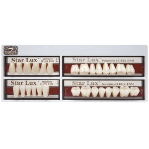Acrylzahnprothese / für Vorderzähne / für hintere Zähne