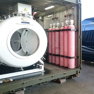 Druckentlastungs-Überdruckkammer / containergelagert / mehrere Plätze