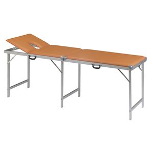 manuelle Massageliege / tragbar / zweiteilig