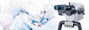 Operationsmikroskop / Mikroskop für HNO-Chirurgie / auf Rollen