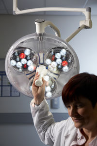 modulare OP-Leuchte / LED / Bedienfeld