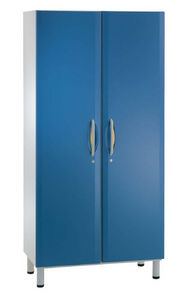 Abstellschrank / für Patientenzimmer / 2 Türen / Kleiderabteil