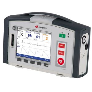 halbautomatischer externer Defibrillator / Multiparameter-Monitor