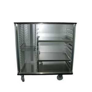 Lagerwagen / mit Tür / mit Rahmen / Edelstahl