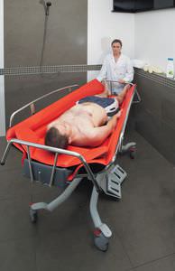 höhenverstellbarer Duschwagen / elektrisch / bariatrisch