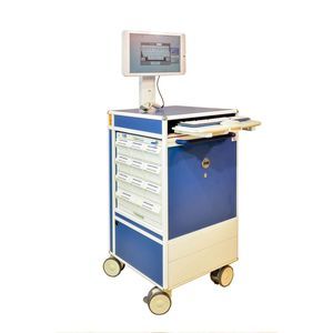 Computerwagen zur Medikamentenausgabe / mit Schublade