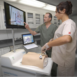 Simulator für Laparoskopie-Training / Punktion / für Nahtzubehör / Oberkörper