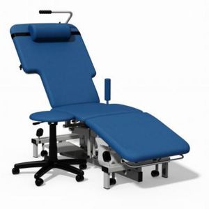 Untersuchungsliege für Echocardiographie / elektrisch / höhenverstellbar / auf Rollen