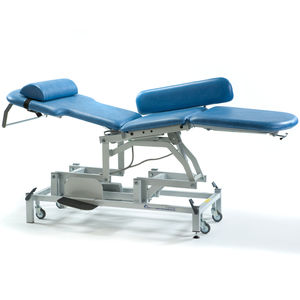 Untersuchungsliege für Echocardiographie / elektrisch / höhenverstellbar / dreiteilig