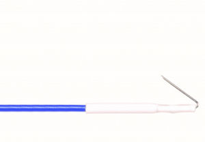 Neurochirurgie-Elektrode / zur Stimulation / Nadel / gebogen