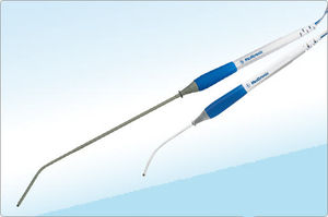 laparoscopische Elektrode / für Ablation / Blatt / mit Spülung