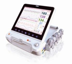 Fetalmonitor mit SpO2-Monitor / Zwilling / mit Touchscreen / Funknetzwerk-Technologie