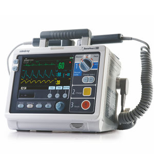halbautomatischer externer Defibrillator / EKG und SpO2-Monitor