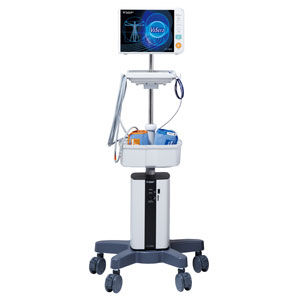 Patientenmonitor für dïe Intensivpflege / EKG / NIBP / auf Wagen