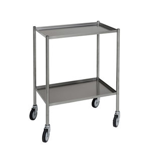 Pflegewagen / Wäsche / mit Platte / 2 Ebenen