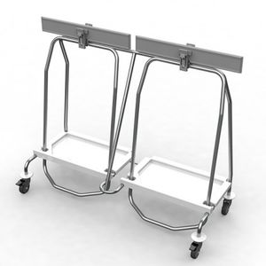 Wagen für Transport / Abfall / Abfallsackhalter / 2 Säcke