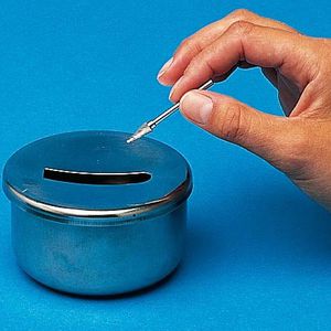 Sterilisationscontainer für zahnärztliche Instrumente / nicht perforiert