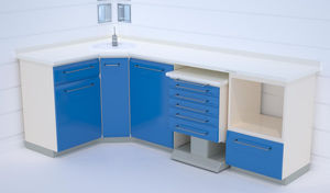 Abstellschrank / Instrumenten / für Zahnarztpraxis / für OP-Bereich