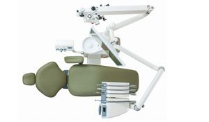 Dentale Einheit / mit Instrumententräger
