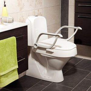 Toilettensitzerhöhung mit Armlehnen