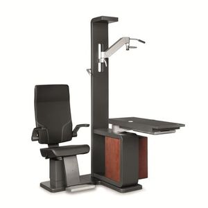 ophthalmologische Arbeitsstation / mit Stuhl