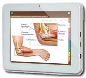 tragbarer Medizinischer Tablet-PC / wasserdicht / ohne Lüfter