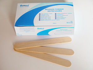 Holzzungenspatel