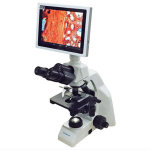 biologisches Mikroskop / Labor / optisch / mit LCD-Bildschirm
