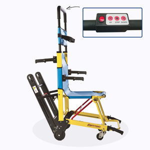 Treppensteighilfen-Transportstuhl / elektrisch / auf Rollen / zusammenklappbar