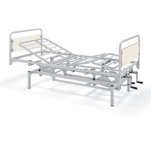 Krankenhausbett / manuell / höhenverstellbar / vierteilig