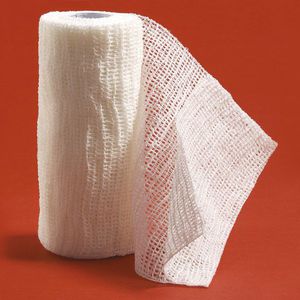Binde / Baumwolle / nichthaftend / elastisch