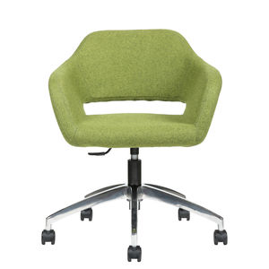 Stuhl für Büro / mit Armlehnen / auf Rollen / Dreh