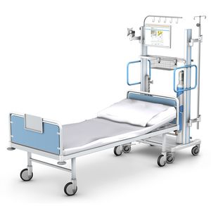 Wagen für Transport / für die Intensivpflege / andockbar / für Medizinprodukte