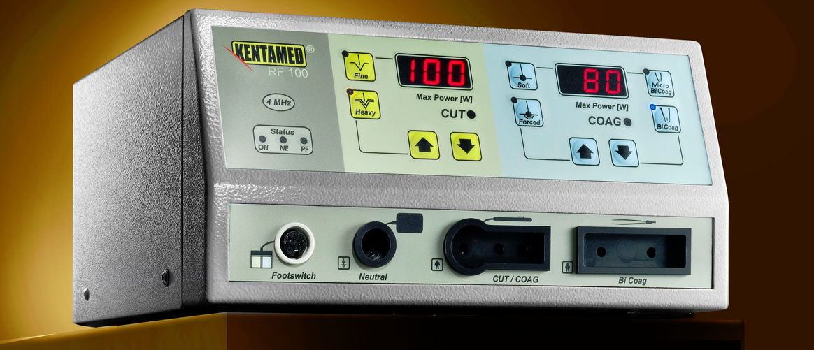 Elektrochirurgiegerät für bipolare Koagulation - KENTAMED RF100 ...