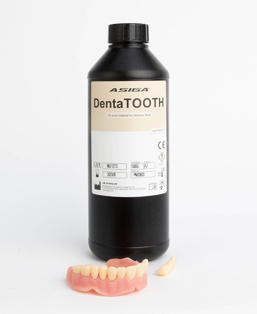 Zahnmedizinisches Material / Harz - DentaTOOTH - ASIGA - für 3D-Druck ...