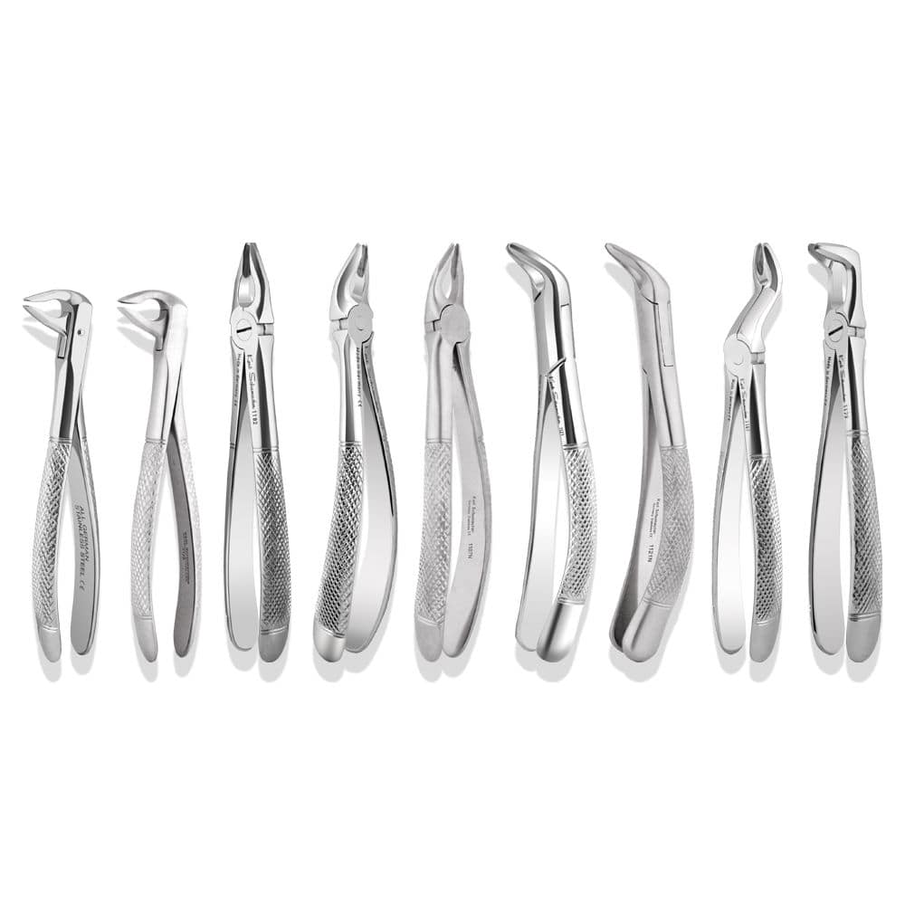 DEUTSCH 74-TEILIGES ORALZAHNCHIRURGIE Extraktionsaufzüge Zange Instrumentenkit Set 315329943992