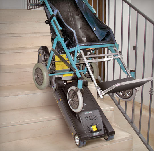 Treppenlift fr Transportstuhl - JOLLY JUNIOR 2 - TGR - fr Treppen / fr  Kinder / auf Raupen