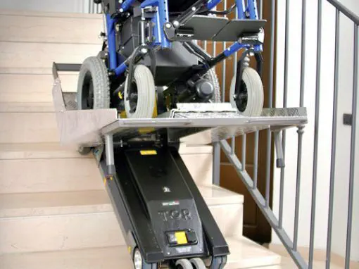 Treppenlift fr Transportstuhl - JOLLY JUNIOR 2 - TGR - fr Treppen / fr  Kinder / auf Raupen
