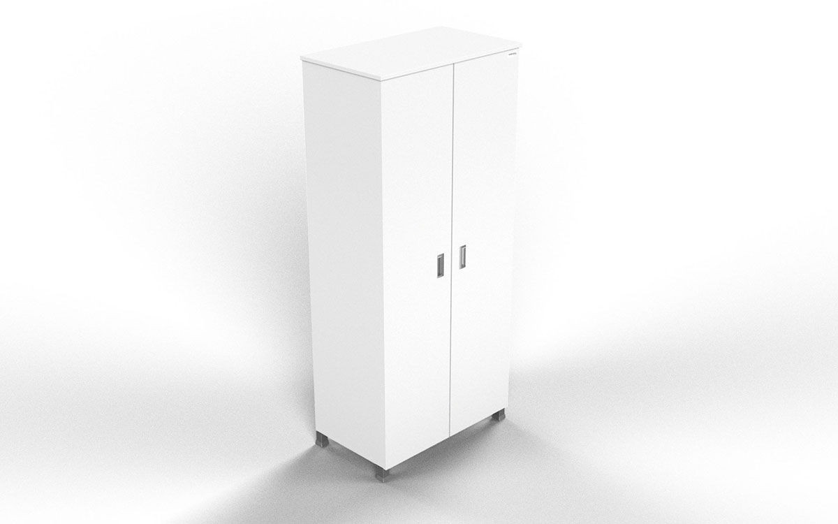 Wäscheschrank - DA 1030 - Trinodal - für Patientenzimmer / 2 Türen / 1