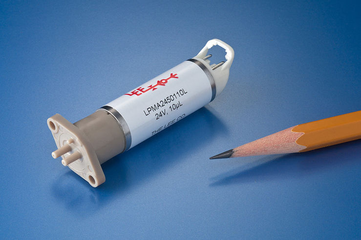 Medizinische Mikropumpe LPM series The LEE Company Verteiler