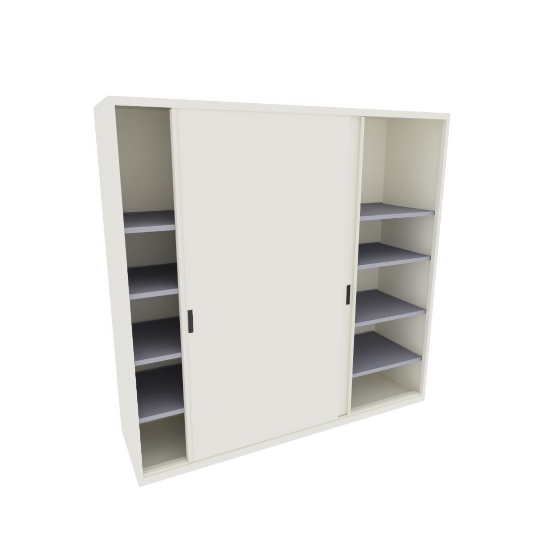 Regalschrank - 58.754.110 - LISTA - Schiebetüren / 2 Türen